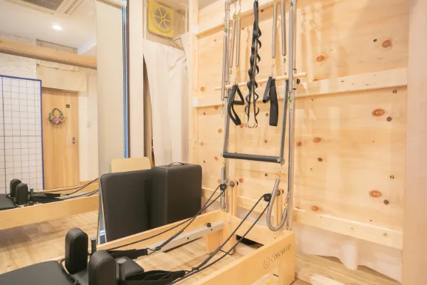 cuna鍼灸整骨院のピラティスの機具